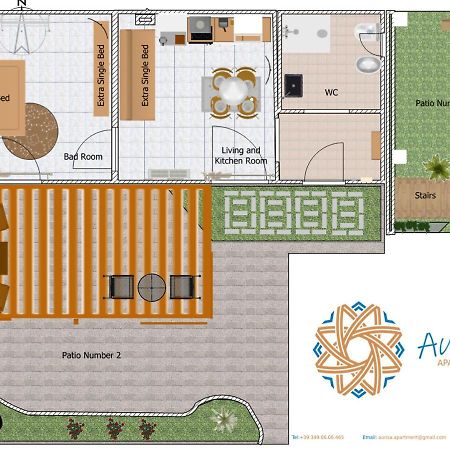 Aurisa Apartment Бари Экстерьер фото
