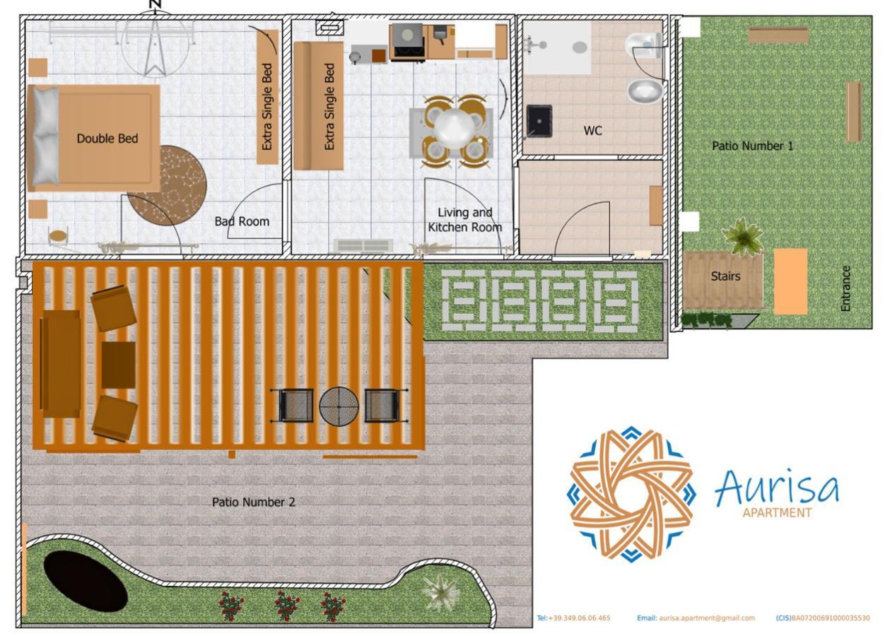 Aurisa Apartment Бари Экстерьер фото